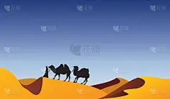 骆驼,沙漠,贝多因人,热,哺乳纲,动物,埃及,双峰骆驼,夏天,剪影
