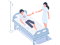 Medical scene illustrations 4