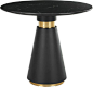 Bimba Dining Table, Black Marble and Brass from Made.com. Brass/Black. NEW Living space lacking a lil’ something? Give it a bold overhaul with the B..