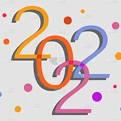 新年快乐2022，圣诞假期，网页横幅广告-矢量