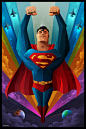 Superman poster on Behance