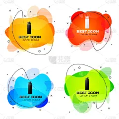分离着色,打火机,黑色,白色背景,图标,塑胶,铬合金,一次性物品,热,设计