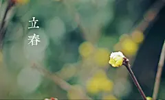 意匠id【今日立春】中国以立春为春季的开始，立春的十五天分为三候：“一候东风解冻，二候蜇虫始振，三候鱼陟负冰”。立春之日，晚上七点时仰望星空，可见北斗七星的斗柄正指向东北，即方位角45度的地方，古人称为艮卦的方向。在民间，还有“咬春”的习俗，即吃春盘、吃春饼、吃春卷、嚼萝卜等。