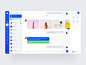 Lusax Web - Dashboard Chat  chat app admin colors flat design uiux design app design user experience app desktop webdesign clean minimal interface ux ui dashboard