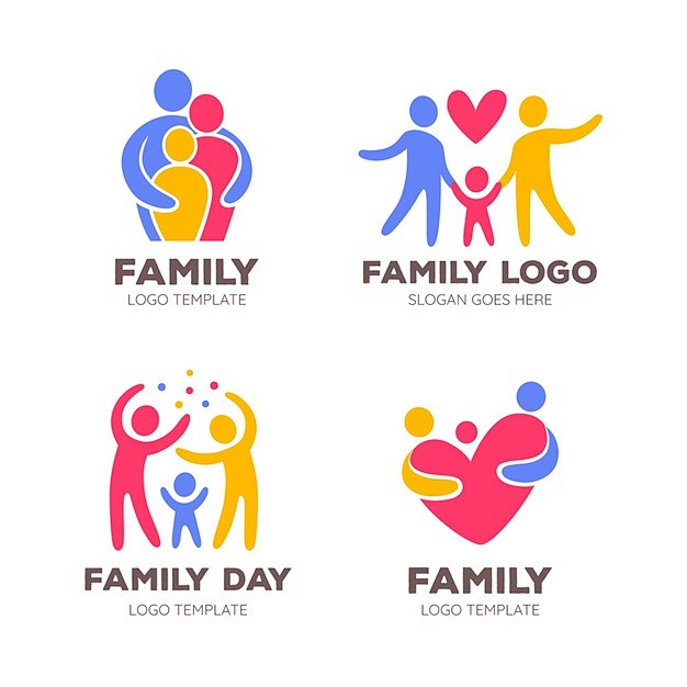 家庭logo标志矢量图素材