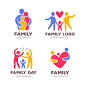 家庭logo标志矢量图素材