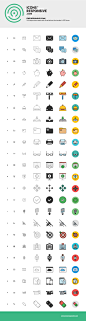 Dribble icons responsive free set