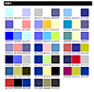 网页设计常用色彩搭配表 - 配色表 | C7TOOL