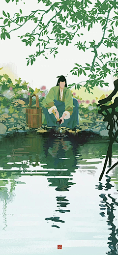 重迭的山采集到场景插图