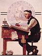 [转载]诺曼·洛克威尔(Norman Rockwell)插图欣赏 - 文章