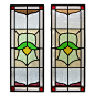 Simple Traditional Stained Glass Panels
