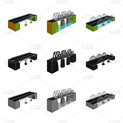 分离着色,计划书,图标,金属,可调,海洋,车站月台,建筑业,收集,装裱