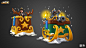 Clash Royale - Season 18 - ClashMas Tower Skin