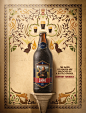 Saint国外人物插画啤酒产品包装设计案例参考分享欣赏