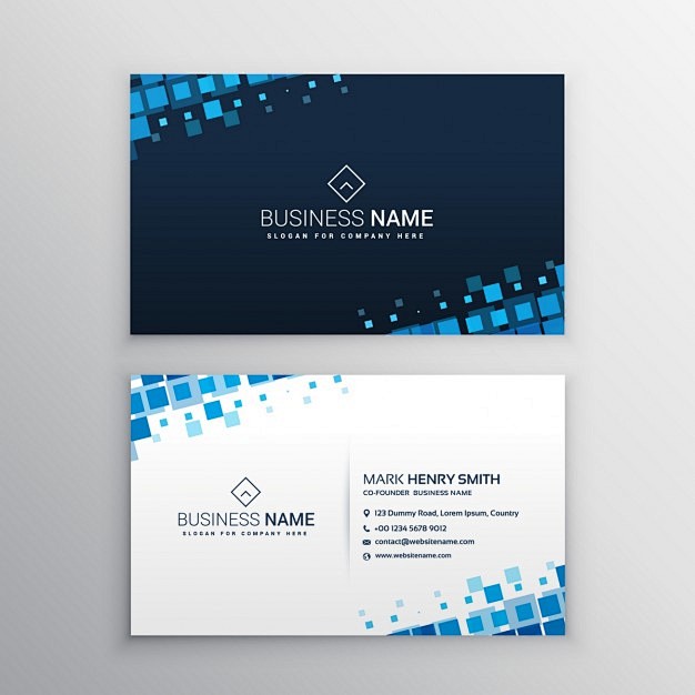 Business card with b...