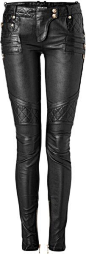 Balmain 2012 leather pants@北坤人素材
