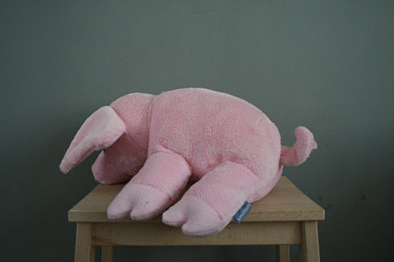 Pink pig plush, very...