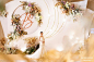 独特的白金色螺旋纹理泰式婚礼-国外婚礼-DODOWED婚礼策划网