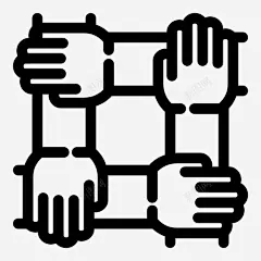团队合作手臂商务图标 设计图片 免费下载 页面网页 平面电商 创意素材