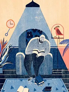 Lisk Feng｜用画笔为成人们构造童话世界插画欣赏