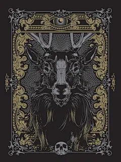 Hydro74 Animal Series动物插画系列，要不要这么酷。涂鸦到T上一定很拉轰@CCI中国动漫插画