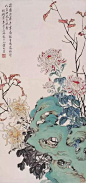 意境别致:晚清天才画家黄山寿作品赏析
黄山寿(1855~1919年)原名曜，字旭初，别字旭道人，晚号旭迟老人，又号丽生，江苏武进(今常州)人。官直隶同知。幼年贫困，专志书画。曾被清廷召入皇宫评画并传授弟子，颇享画名。八国联军入侵北京时，遁至上海以鬻画为生，与吴昌硕等人创办豫园善会等。善画人物、山水、花卉、走兽、墨龙。凡写人物仕女，喜用工笔重彩，隽雅研秀，有改琦遗韵;山水以青绿为多，气韵古逸，亦见功力;双钩花鸟神态逼肖，笔力精劲;间作墨梅、竹石，挥洒自如，亦具韵致。书法工唐隶、北魏及郑燮、恽寿平，得其神韵。