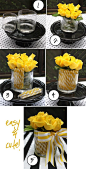 Cute DIY Candy Flower Vase ...