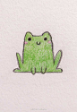 cute easy frog drawing