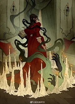 精湛的哥特式黑暗童话
.
人物插画、漫画艺术家
.
Abigail Larson ​​​​