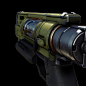 Evolve - Sniper Rifle, Mike Brainard : Lazarus' sniper rifle from Evolve. Modeling was done by outsourcing. I was responsible for the design, model cleanup and texture work.