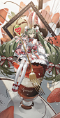 初音草莓芭菲