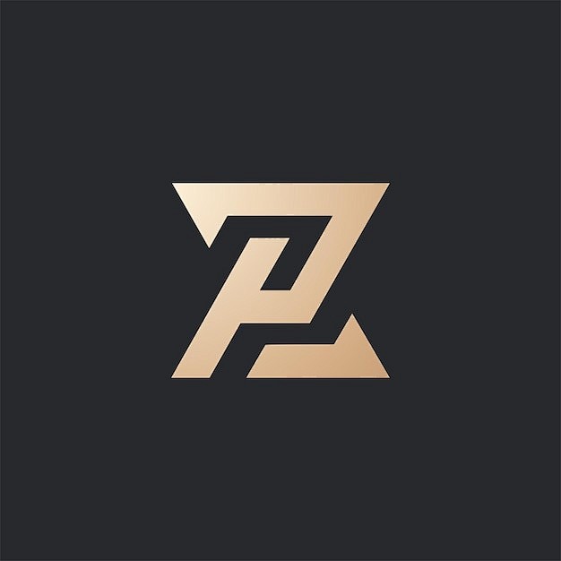 字母zp标志logo矢量图设计素材