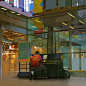 St Pancras Station. London. Piano player.