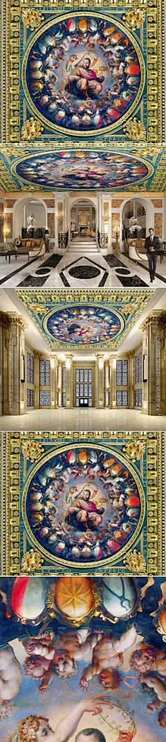 神圣的加冕欧式油画天顶