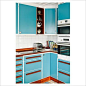 GAP Interiors - Retro kitchen - Picture library specialising in Interiors, Lifestyle & Homes