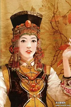 高品质手绘古代美女插画作品