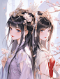 古风双女主 | Ai绘画@叙叙叙叙白