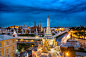 Temple of the Emerald Buddha at dusk, Wat Phra Kaew (Thailand) by Silaphop Pongsai on 500px