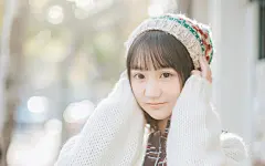 日系软妹子冬日温暖治愈系写真电脑高清壁纸-55壁纸网