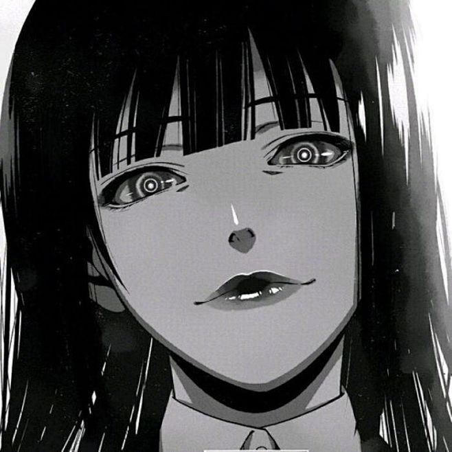二次元少女头像暗黑
