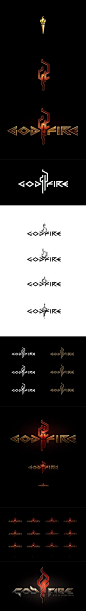 #Logo# #欧美# #魔幻# #机械# Godfire game logo