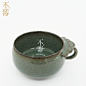 【不器】龙泉青瓷茶具 翠青釉茶杯.小城之春 Q169