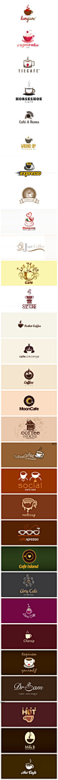 30个以咖啡为元素的logo设计