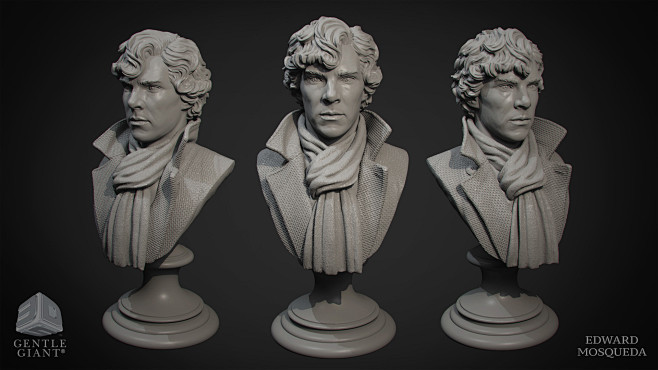 Sherlock Holmes bust...