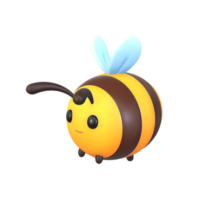 Q版卡通小蜜蜂3D模型