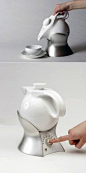 Nice for someone who might have hand/dexterity problems ... The Lazy Teapot by Lotte Alpert
