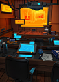 Classroom, Tim Kaminski : Another environment for the upcoming card game STEM. For this one I modeled it entirely in Zbrush using ZModeler, and rendered it in Keyshot. Once I had a base render I finalized it by painting over it in Photoshop. This is one o