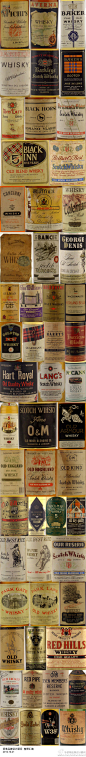 #品牌饕餮#【A - Z of " Whisky - Italian " 】意大利产威士忌老酒标一网打尽，谁有收藏？猛击欣赏！