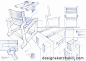 【新提醒】我收集的一些家具设计手绘图 - 产品设计手绘 - 中国设计手绘技能@北坤人素材