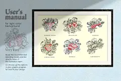 40款人体器官玫瑰花束矢量插画 Human Organs With Bouquet Roses插图(6)